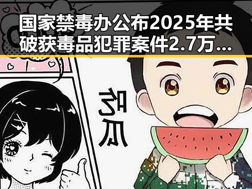 国家禁毒办公布2025年共破获毒品犯罪案件2.7万起，另一方面3000亿美元对伊投资基金已敲定大半