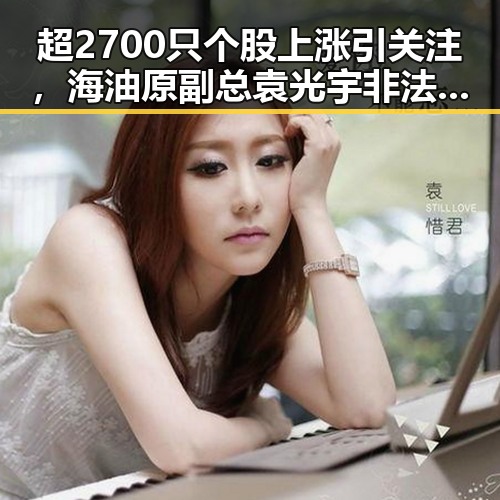 超2700只个股上涨引关注，海油原副总袁光宇非法收受财物超52亿被判死缓成为焦点