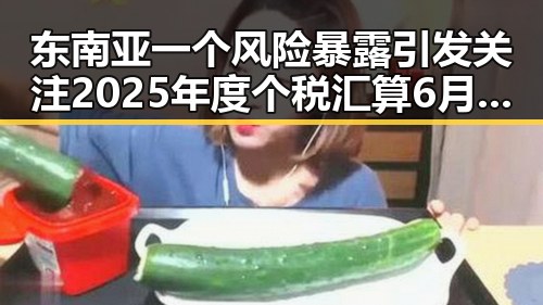 东南亚一个风险暴露引发关注 2025年度个税汇算6月30日结点的背后玄机