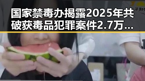 国家禁毒办揭露2025年共破获毒品犯罪案件2.7万起,伊朗国足主教练突被勒令离开美国引发反差猜测