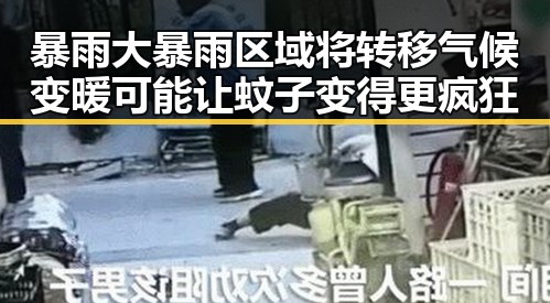 暴雨大暴雨区域将转移气候变暖可能让蚊子变得更疯狂