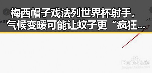 梅西帽子戏法列世界杯射手,气候变暖可能让蚊子更“疯狂”引发热议