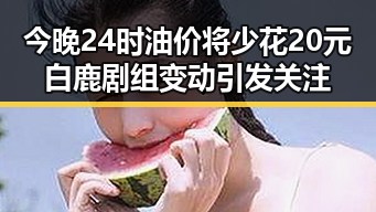 今晚24时油价将少花20元白鹿剧组变动引发关注