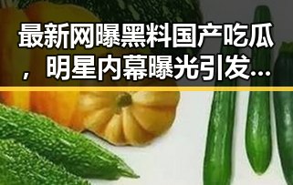 最新网曝黑料国产吃瓜,明星内幕曝光引发热议 端午假期天气成焦点