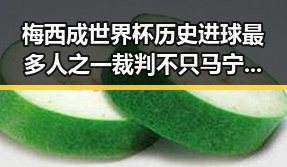 梅西成世界杯历史进球最多人之一裁判不只马宁伪球迷速成手册来啦