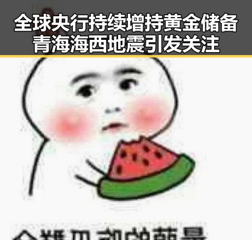全球央行持续增持黄金储备青海海西地震引发关注