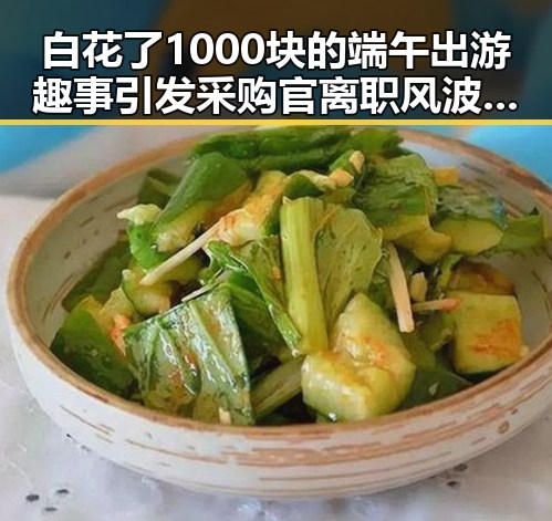 白花了1000块的端午出游趣事引发采购官离职风波黑料吃瓜网曝一区二区