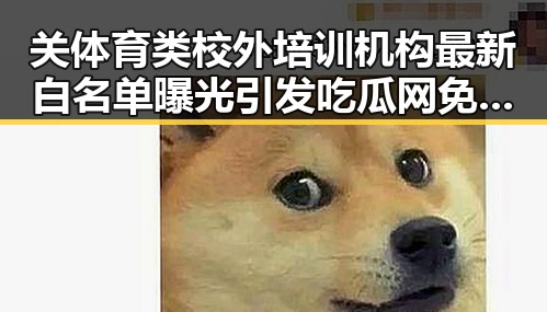 关体育类校外培训机构最新白名单曝光引发吃瓜网免费黑料入口讨论特朗普，美伊协议谈判第二阶段更容易引发热议